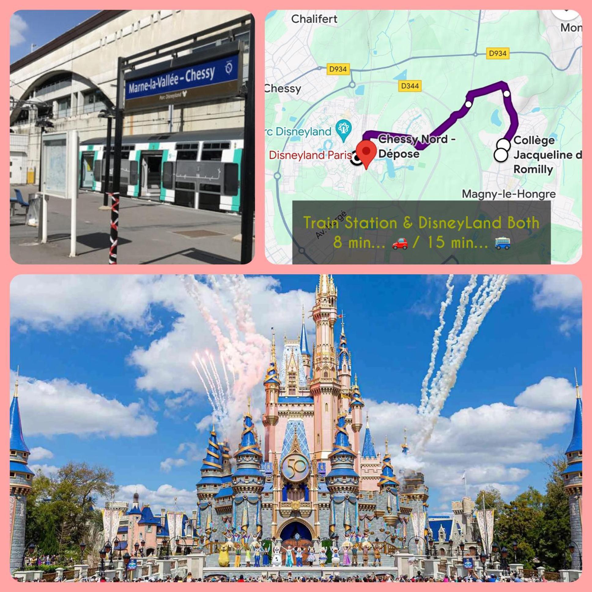 Once Upon A Time - 7Min From Disneyland - Free Private Parking - Self Checkin - Balcony - Barbecue Magny-le-Hongre Dış mekan fotoğraf